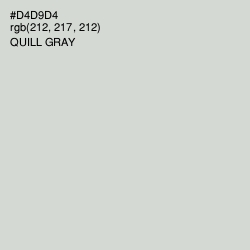 #D4D9D4 - Quill Gray Color Image